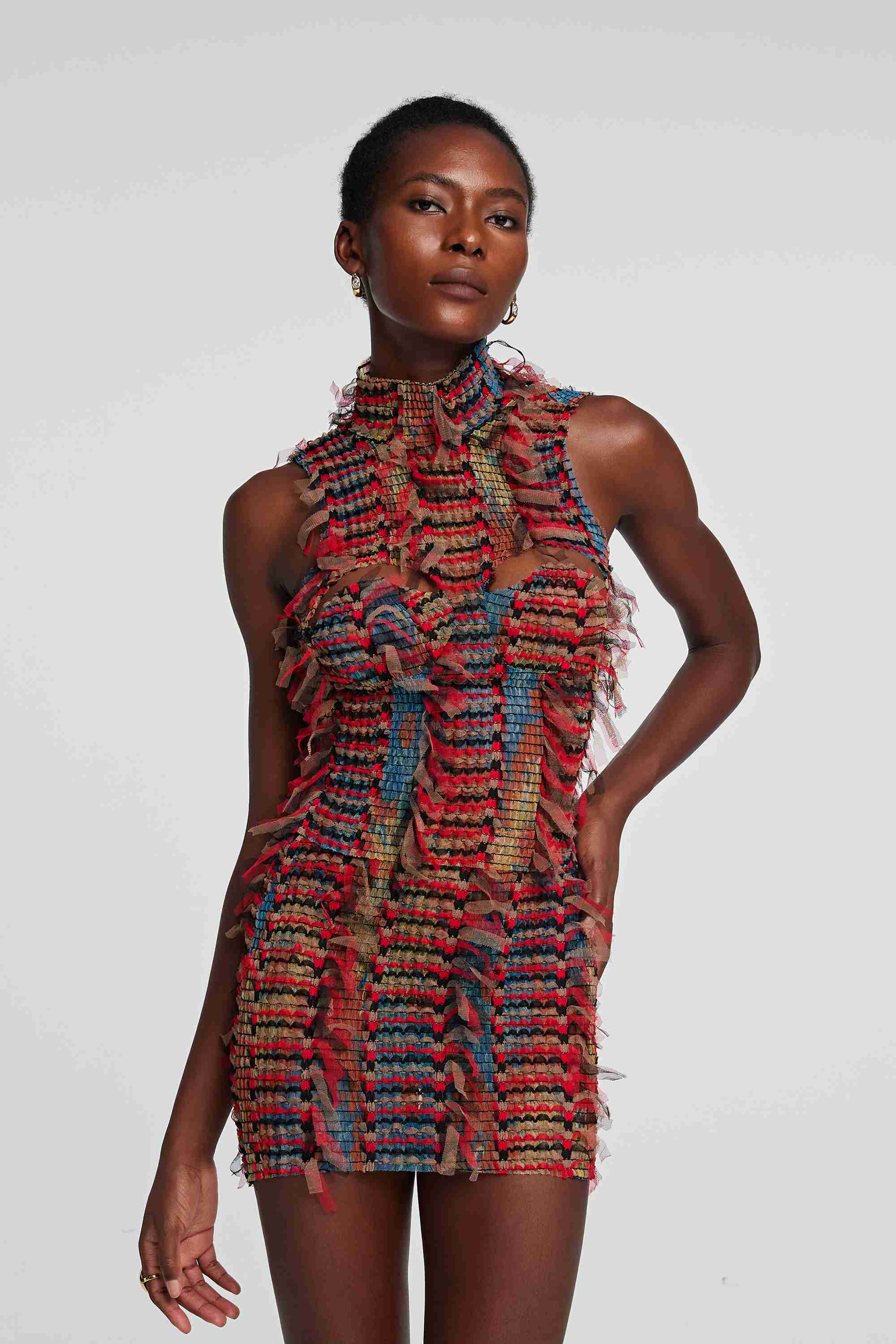 Adhara Patchwork Fringe Cutout Set