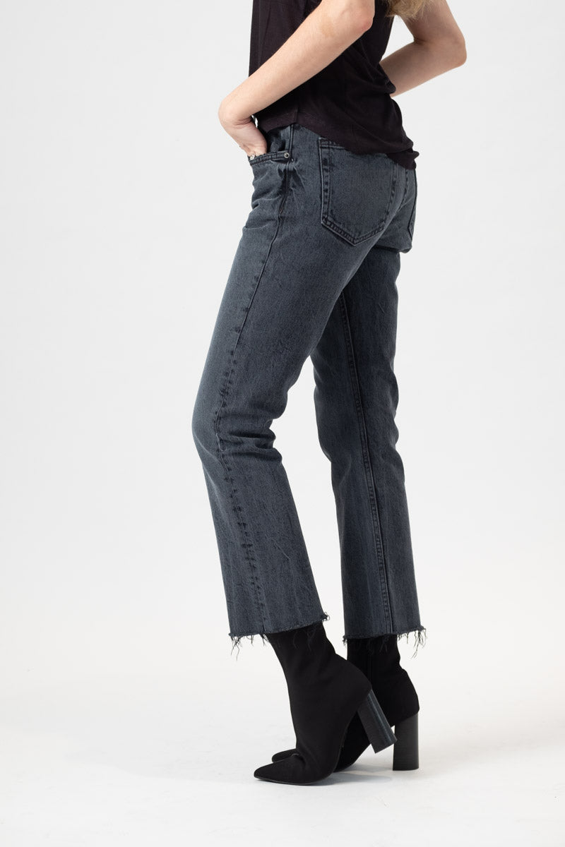 Tatum Mid-Rise Micro Boot in Midnight Rambler