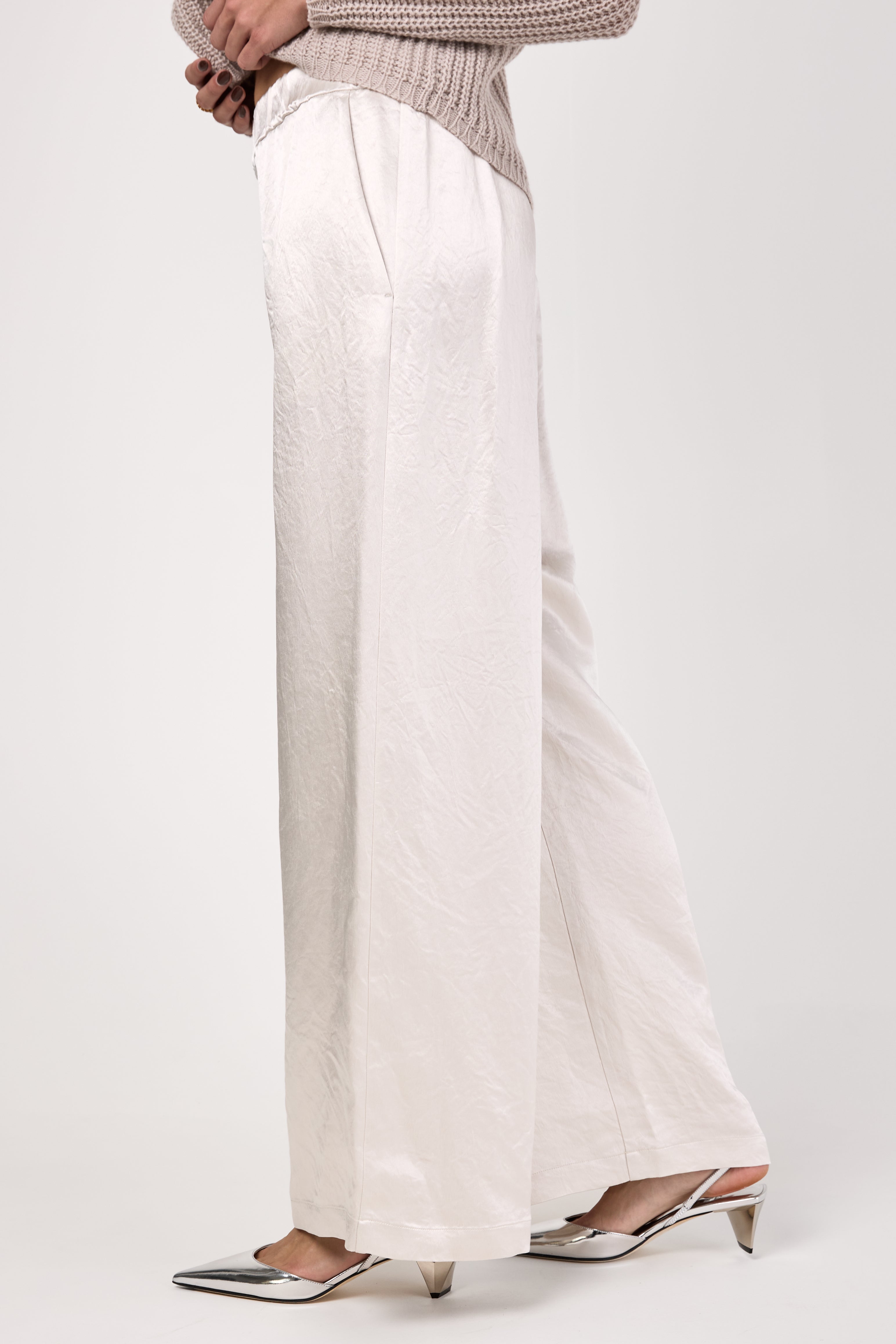 Accanto Trouser Pant in Pearl Grey