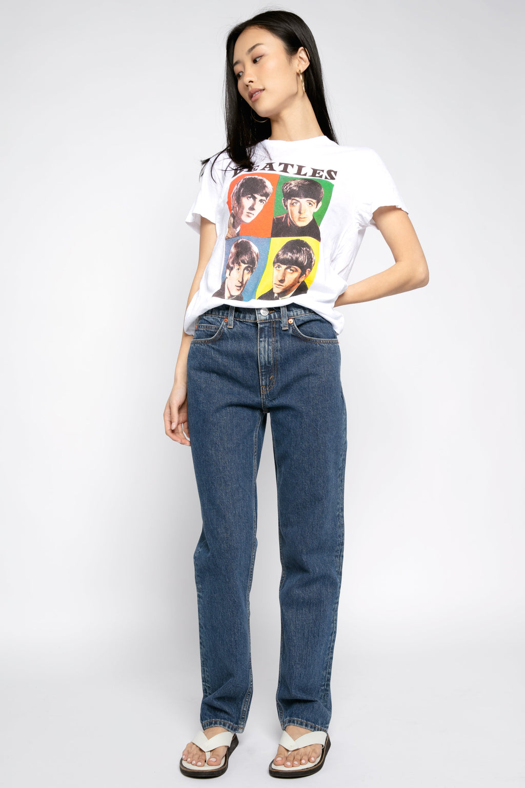 70s Straight Jean in Rustic Indigo