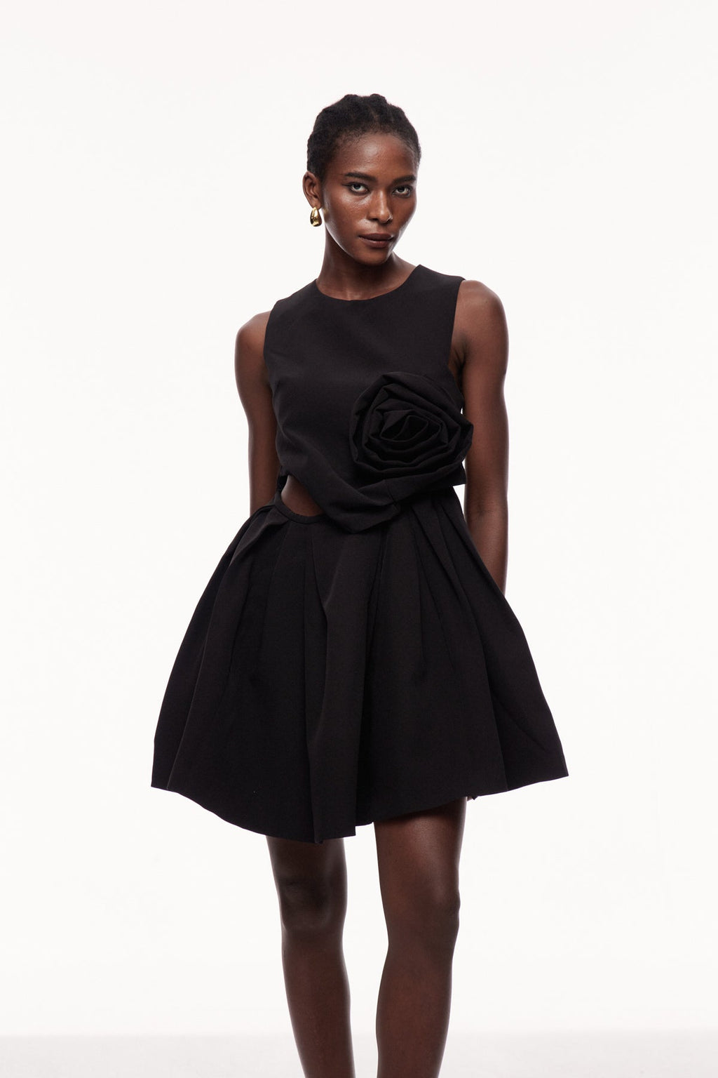 Xuan Flower Midi Skirt Set